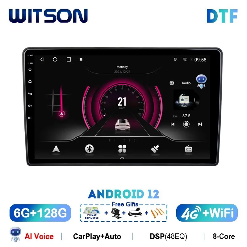 

WITSON Android 12 AI VOICE Car Radio For KIA CEED 2010-2012 Multimedia GPS Navi Carplay Auto Head Unit