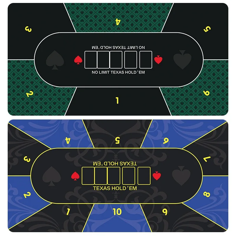 120-×-60-センチメートルテキサスポーカー-6-10-プレーヤーテーブルマット増粘剤ノンスリップ防水ゴムテーブルマットパーティーエンターテイメントアクセサリー