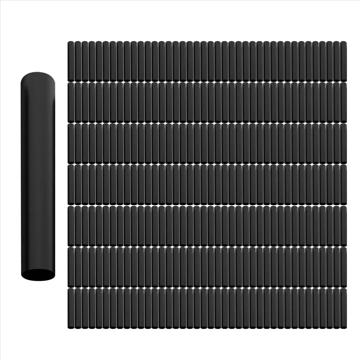 ABNH Wire Wrap Sleeve 2mm Dia 30mm Long Heat Shrink Tubing 280pcs Black