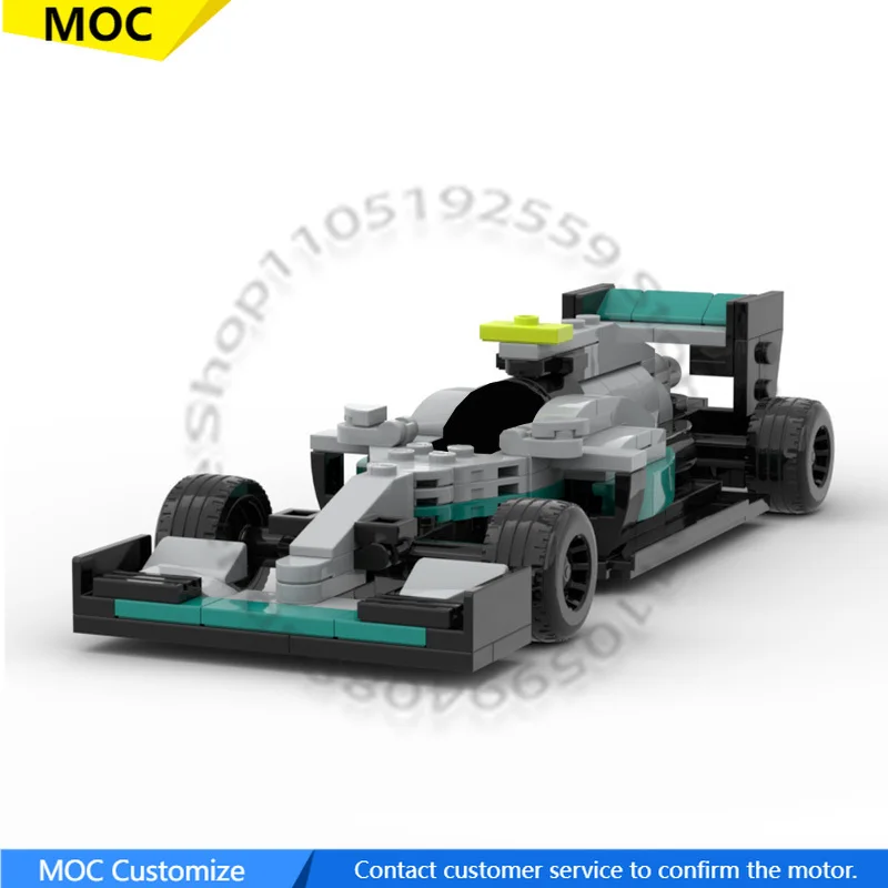 

249 PCS Sports car AMG Petronas W07 Hybrid MOC Customize Modular Building Block Simple Popular Model DIY Christmas Toy Gift