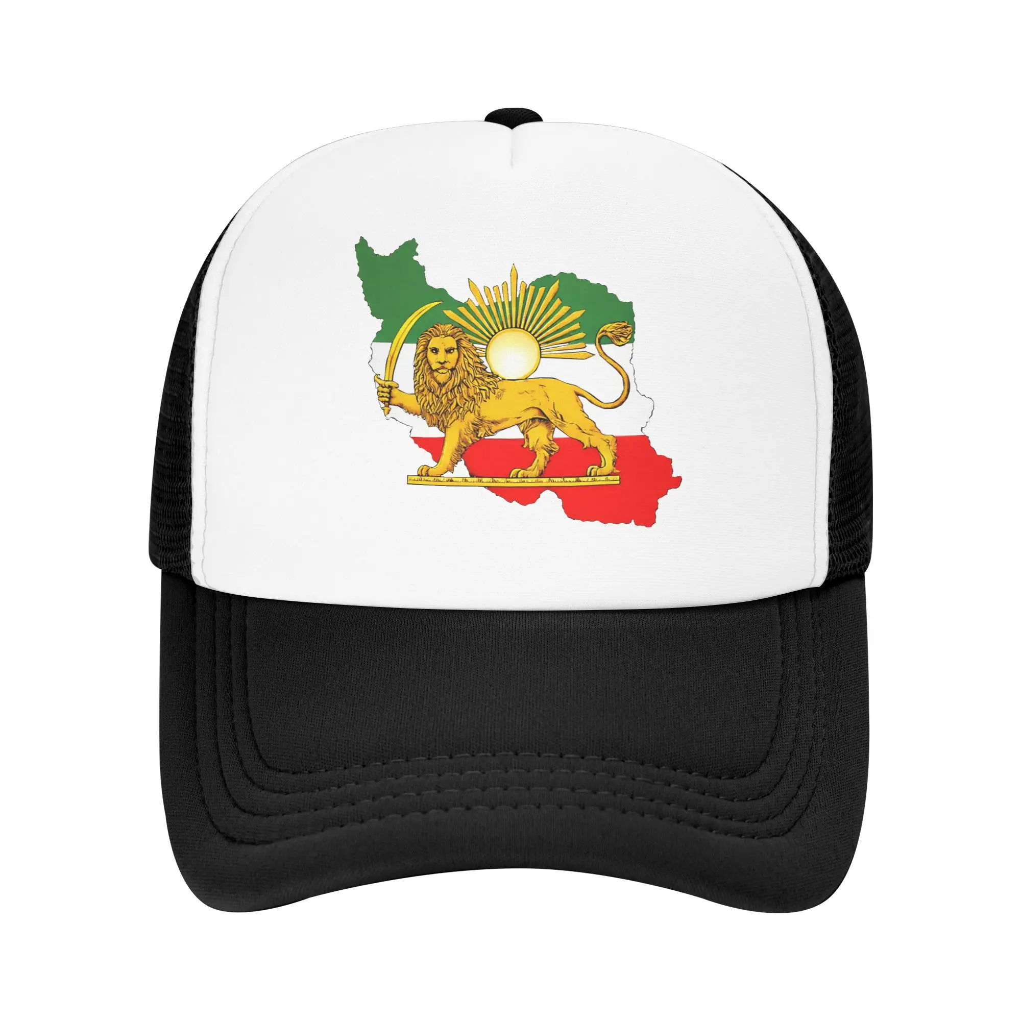 

Бейсболка с картой Ирана, львом и солнцем, винтажный персидский стиль, высококачественная, в стиле рок, хип-хоп, мужская, с принтом