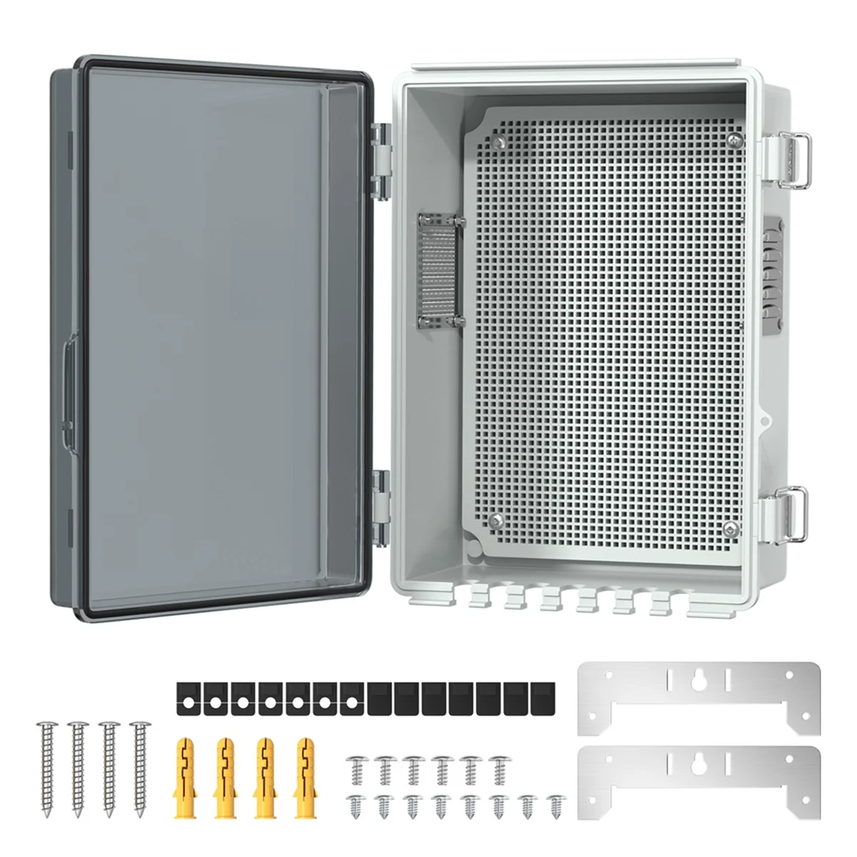 

Y31A Outdoor Plastic Waterproof Distribution Box with U-Shaped Hole Outdoor Hinge Power Box Outdoor Waterproof Junction Box