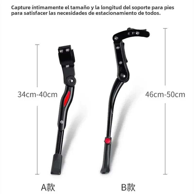 ROCKBROS Local Shipping Bike Kickstand Stable Parking Freely Adjustable Foot Support Non Slip Foot Pad Bicycle Brace Accessories