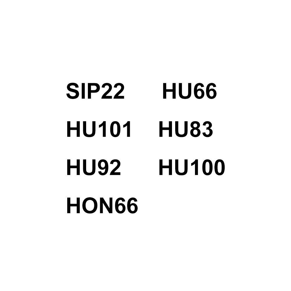Lishi 2IN 1 TOOL SIP22 HU66 Decoder 2 in 1 Lishi tool HU101 HU83 HU92 HU100 HON66  For VW,FORD, BMW Locksmith Tools 2-in-1 Lishi