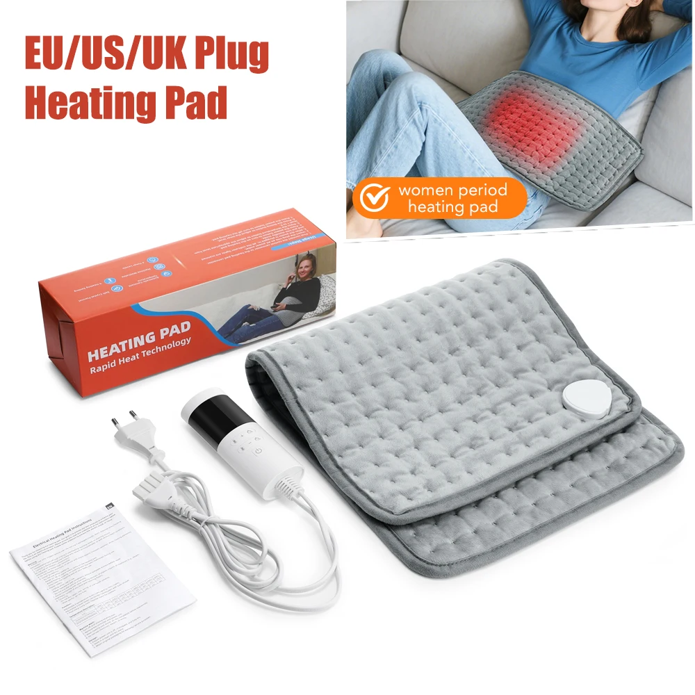 

30*60cm Electric Heating Pad For Back Neck Shoulder Heated Massage Physiotherapy Pads Winter Warm Thermal Blanket Washable Timed