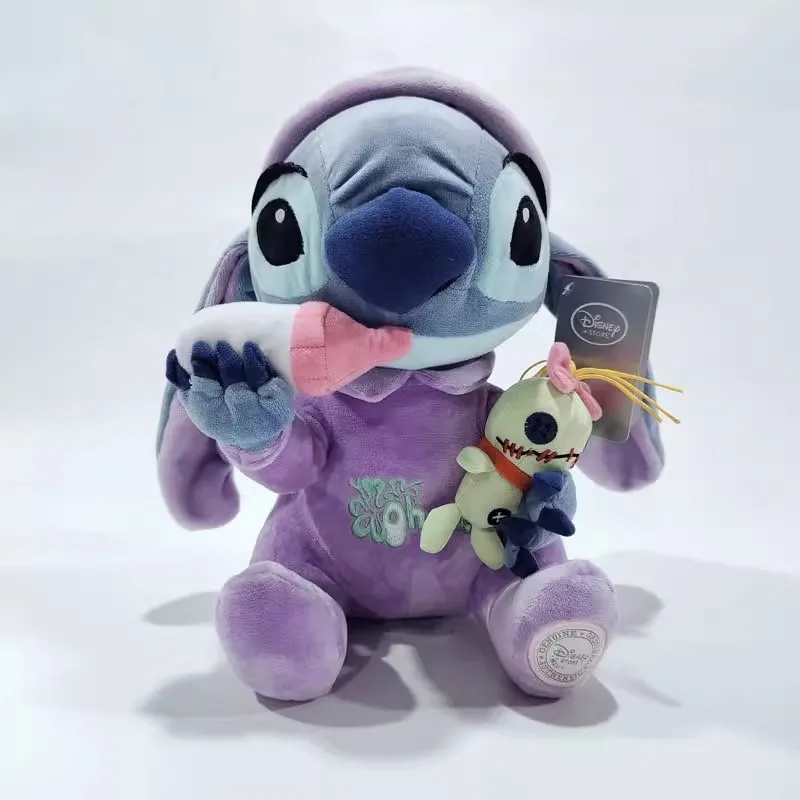 

Original Disney Lilo & Stitch Baby Stitch with Milk Bottle 626 BABY Version Plush Doll and Toy - Gift