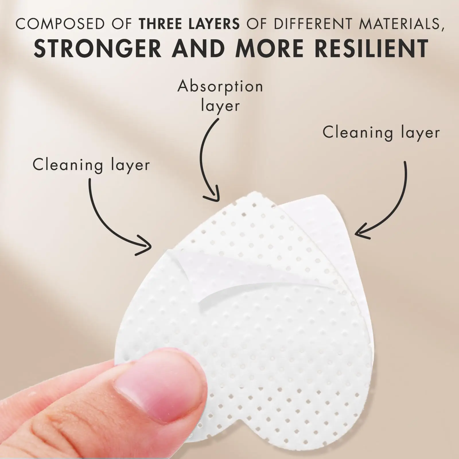 YIKOOLIN 200Pcs Lint-Free Nail Wipes Non-Woven Fabric Eyelash Extension Glue Cleaner Cotton Pads Nail Gel Remover Beauty & Nail image 4