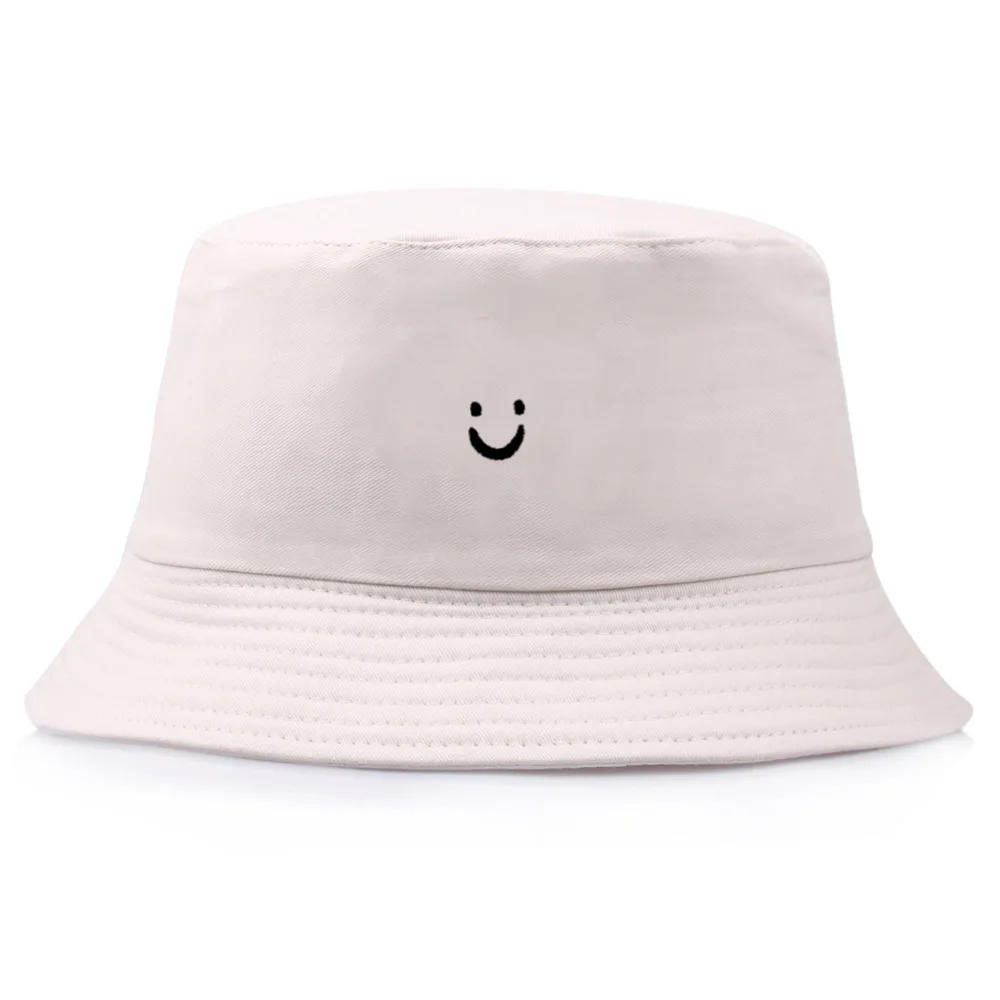 New Embroidered Fisherman Hat Women\'s Cute Sunscreen Bowl Hat Men\'s Outdoor Sunshade Hat