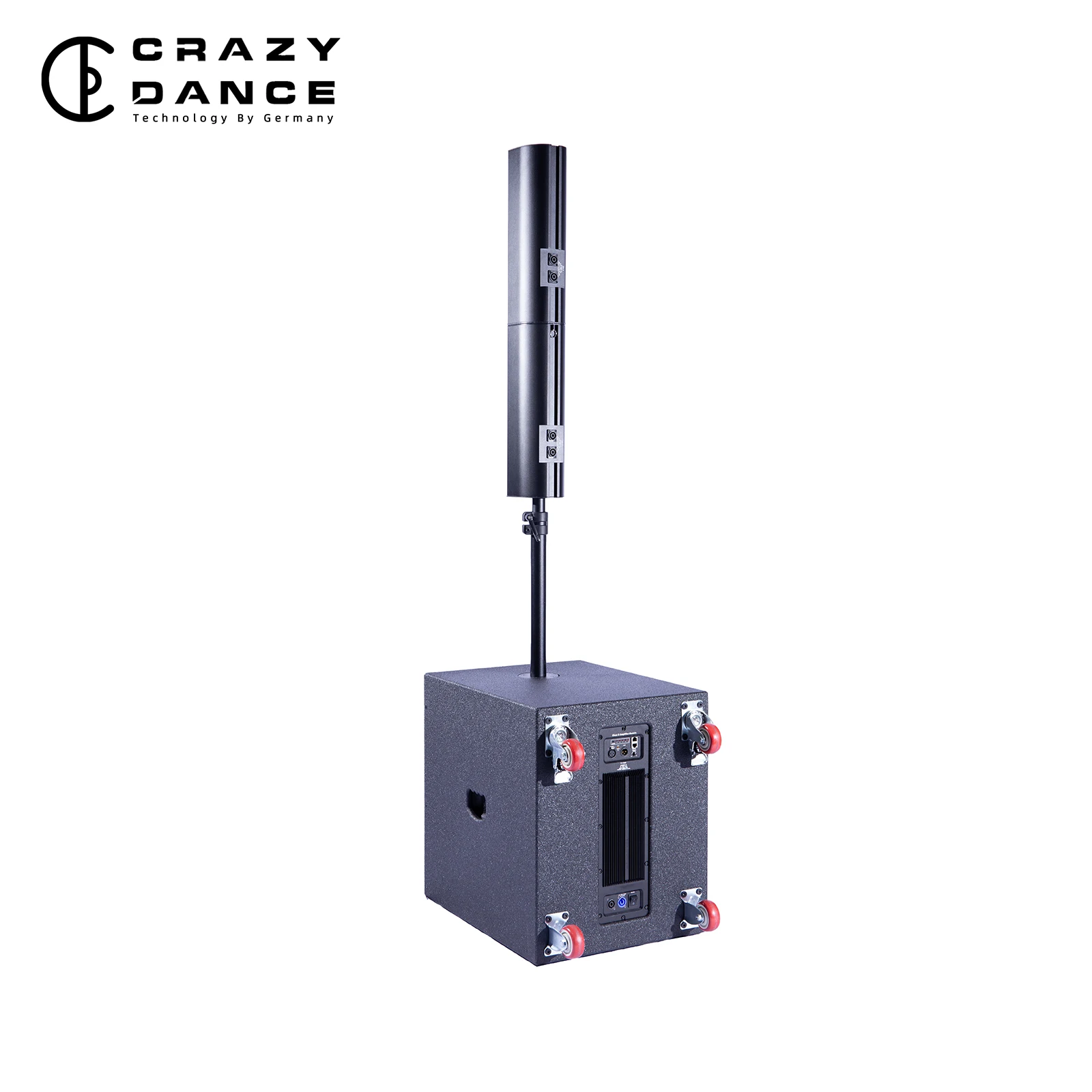 HC15SUB/HC445 Active Digital Signal Processor Power Amplifier Speaker System Metal Cabinet Portable Waterproof 8 Ohm Live Music