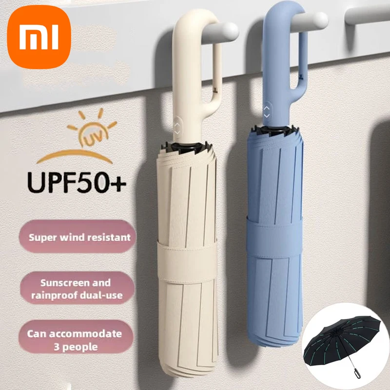 

Xiaomi Mijia Umbrella Extra Large Reinforced Rain-resistant Dual-purpose UV-resistant Fully Automatic Ring-buckle Umbrella Hot