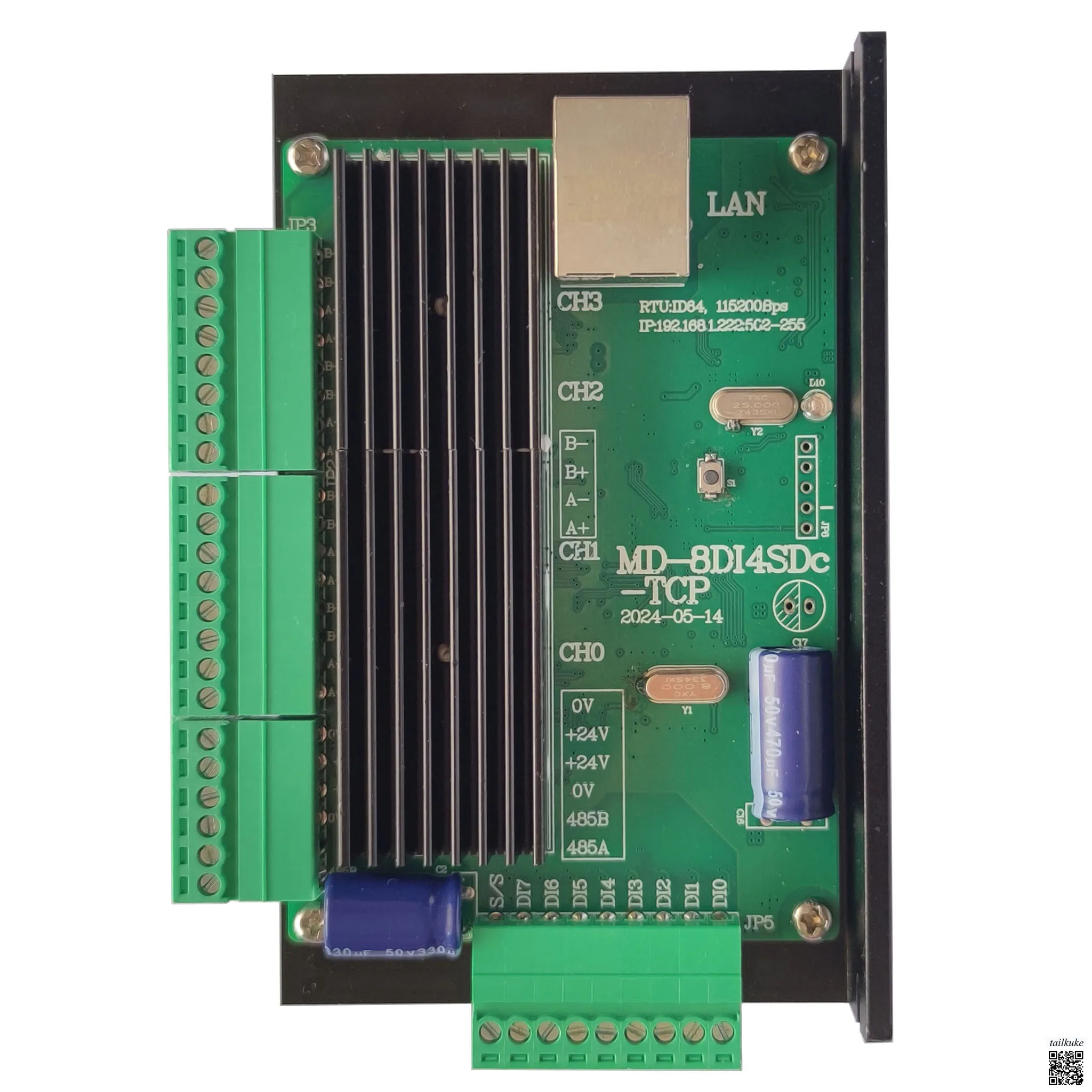 Modbus 2-axis 4-axis 28/42/57 Stepper Motor Drive Control Integrated 0.2~5A Current S-shaped Acceleration and Deceleration