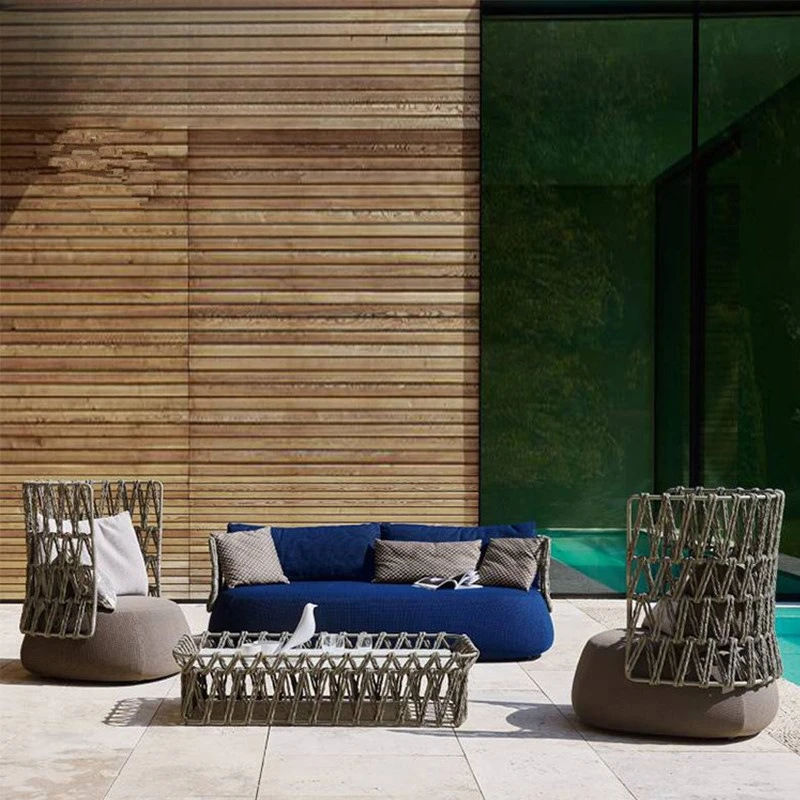 

Outdoor Sofa Garden Designer Hotel Rattan Chair Sofa Rattan Outdoor Furniture Balcony Scenic Rattan Art Sofa Chair
