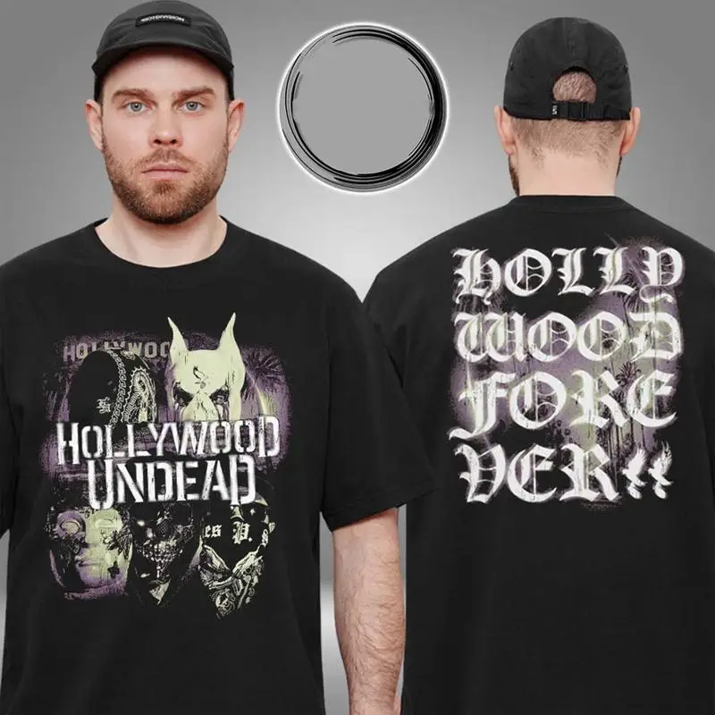 Holly Wood Undead Forever Masks T Shirt Two Sided All S 4Xl