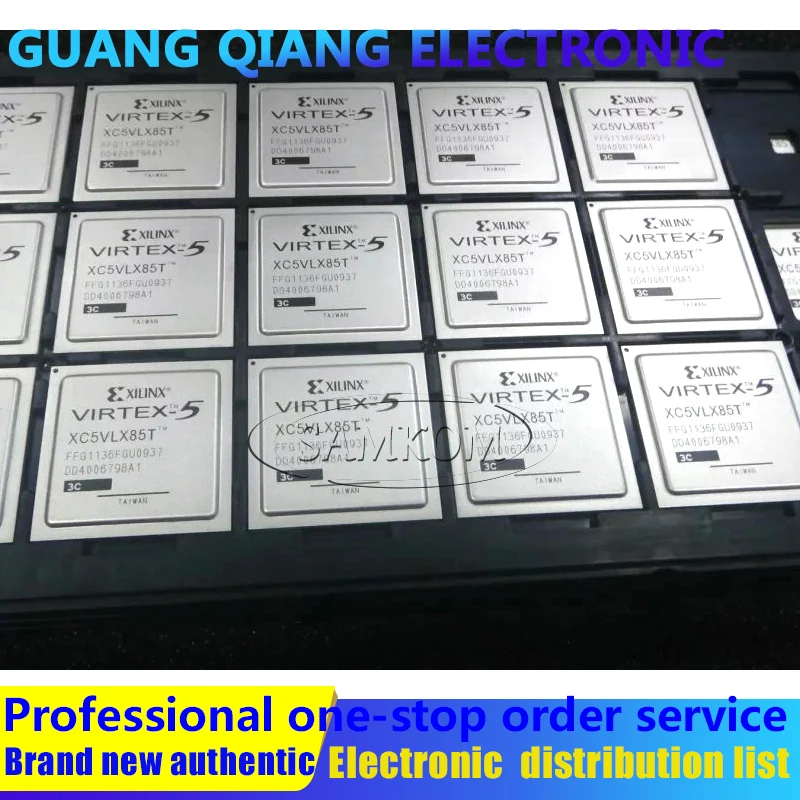 1PCS XC5VLX85T-3FFG1136C IC FPGA 480 I/O 1136FCBGA