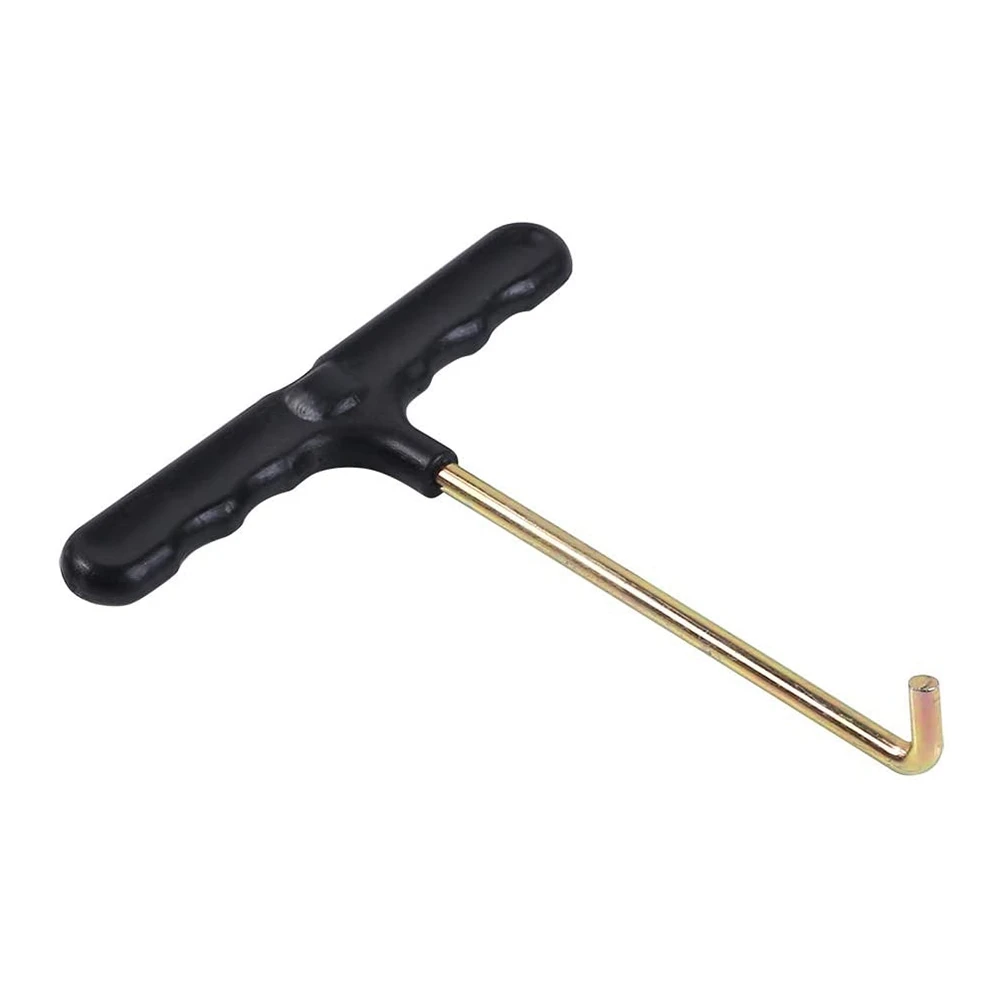 

B06C-16PCS 5.5 Inch Heavy Duty Trampoline Replacement Springs With T Hook Pull Tool Trampoline Accessories Hand Pull Tool