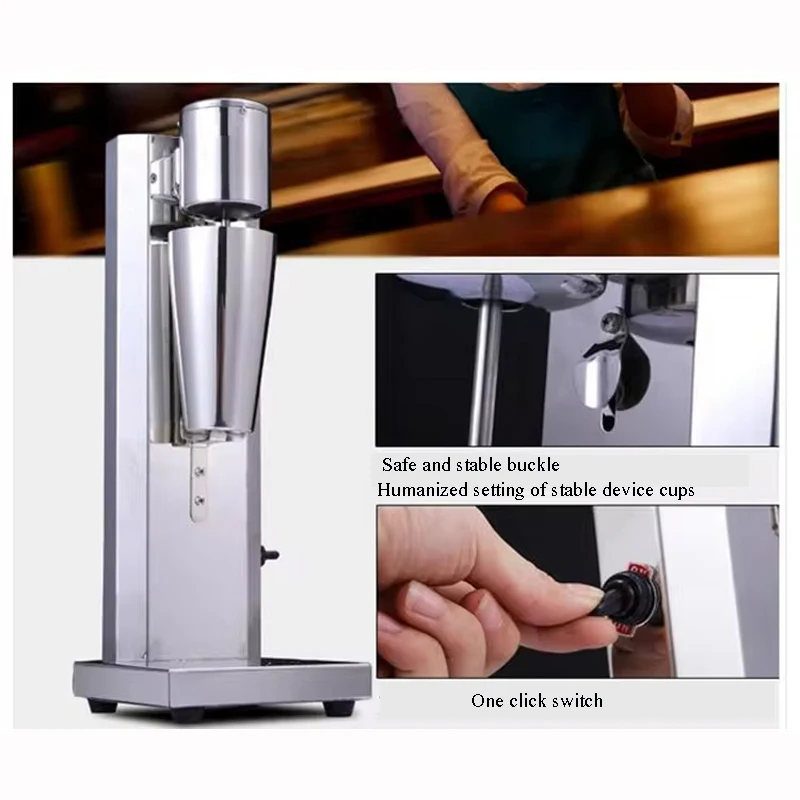 Newly Commercial  Automatic Milkshake Machine Small Mixer Whisk Drink Mixer For Coffee Milkshake Maker view 5