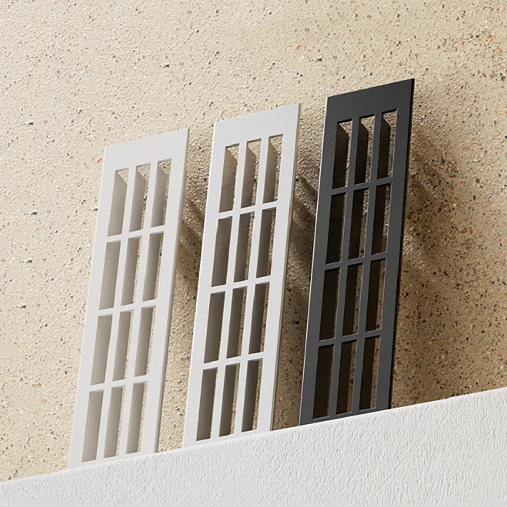 Aluminum Alloy Cabinet Ventilation Vent Decoration Cover Shoe Cabinet Mesh Hole Cover Hardware Accessories 36x200/300/400m