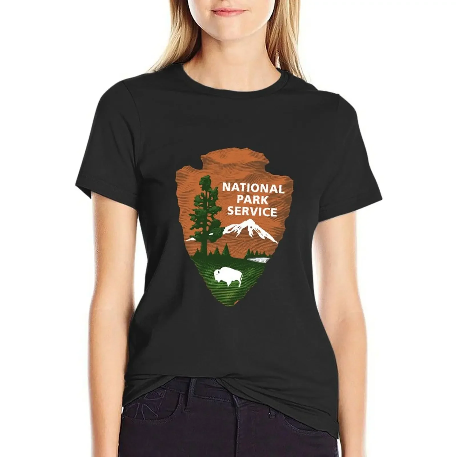 National Park Service T-Shirt cute tops plus size tops Women's tee shirt