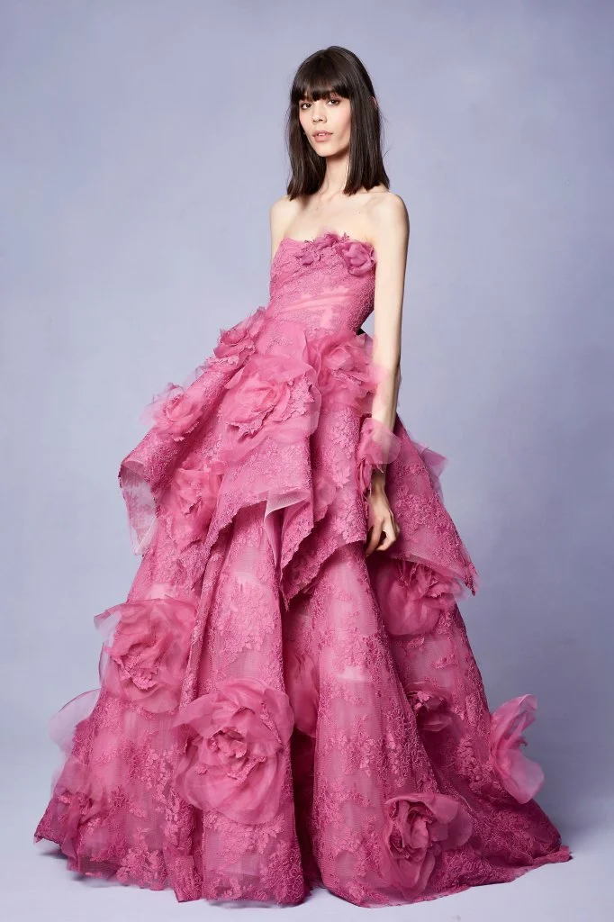 Sempre bonita-vestido maxi em camadas floral das mulheres 3d, vestido de baile rosa, vestido de festa, rendas, sem alças, fora do ombro, dubai