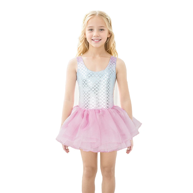 Vestido de balé com saia tutu para meninas, aula de dança, collant manga curta, perfeito para dança ballet