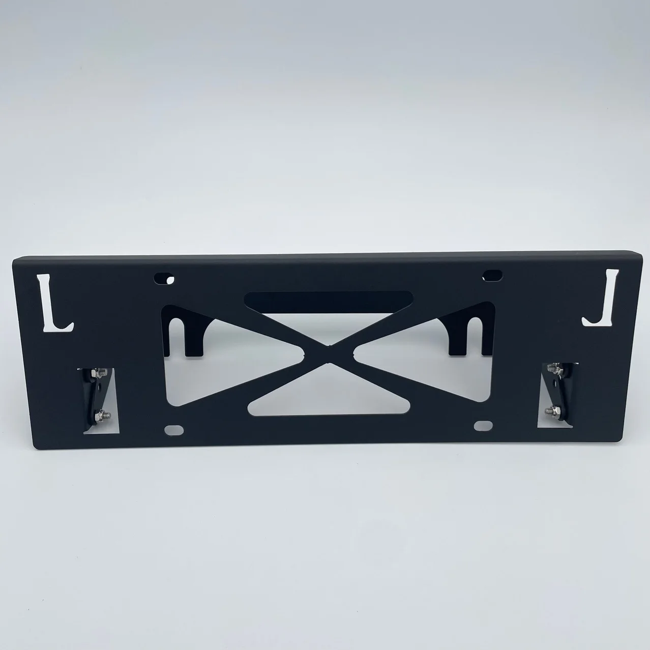 Suitable for Wrangler, Tank 300 and other SUV flops, black B type with fixing pin, license plate holder