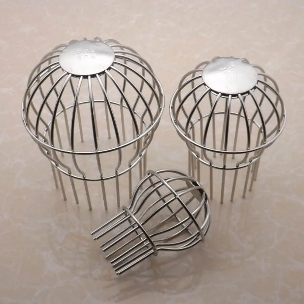 Down Pipe Gutter Balloon Guard Filter Strainer Gutter Protection Downspout Filter Filter to Prevent Leaf 304 Stainless Steel