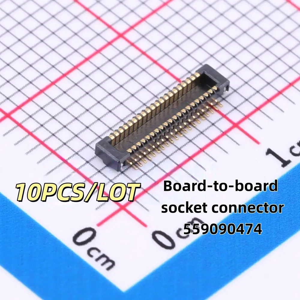 

10 шт. 559090474 55909-0474 0559090474 40PIN P = 0,4 мм разъем «плата-плата» новый и оригинальный