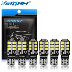 6Pcs T10 Led Canbus W5W Led Bulbs WY5W 168 194 Error Free Car Interior Lights Dome License Plate Clearance Lamp 6000K White 12V