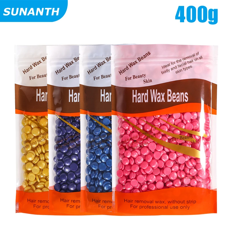 500g/200g/50g Hard Wax Beans for Hair Removal Body European Brazilian Pearl for Wax Warmer Waxing Beans for Wax Heater Machine