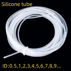 Tubo flessibile in gomma siliconica trasparente per uso alimentare tubo flessibile in Silicone non tossico trasparente morbido 1 metro ID 0.5 1 2 3 4 5 6 7 8 9 10 mm O