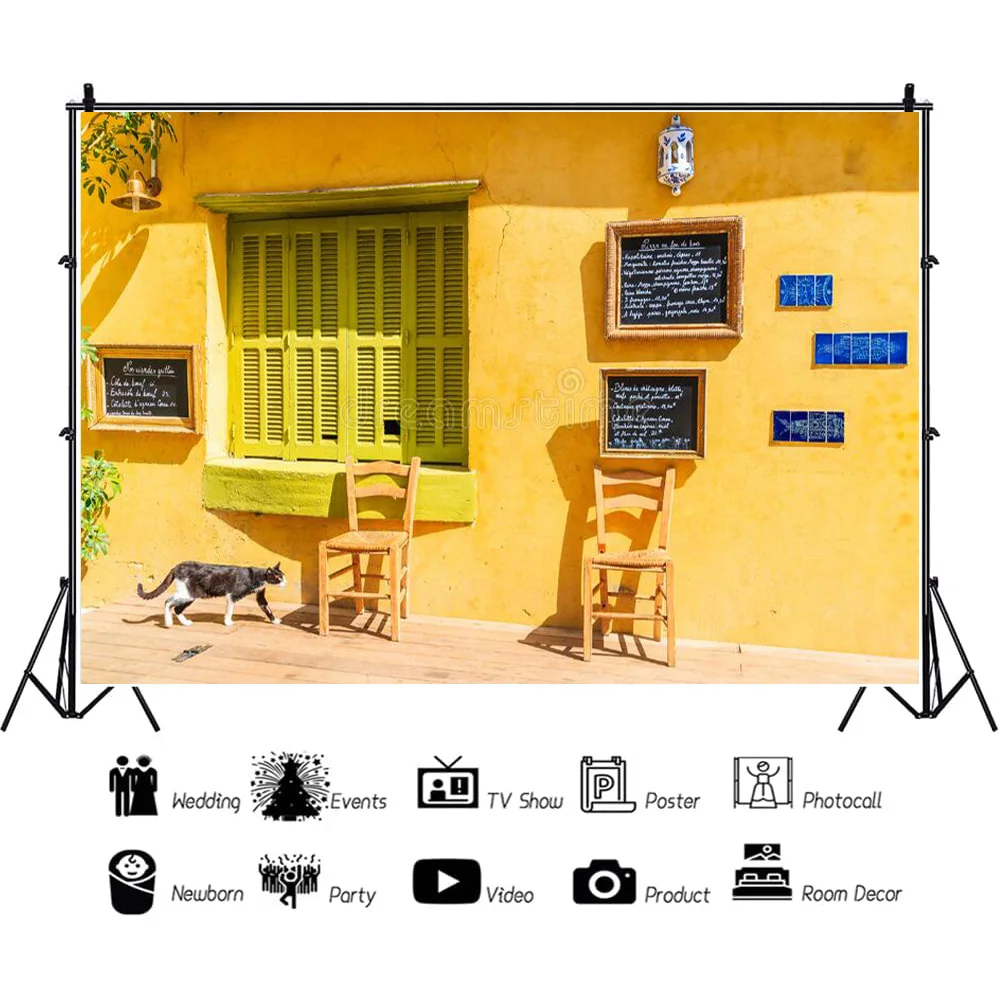 منازل قديمة مطلية باللون الأبيض لصور حفلات الزفاف ، والتصوير الفوتوغرافي ، ودعائم للجزيرة الساحلية ، ودعائم تزهر ، من من من من