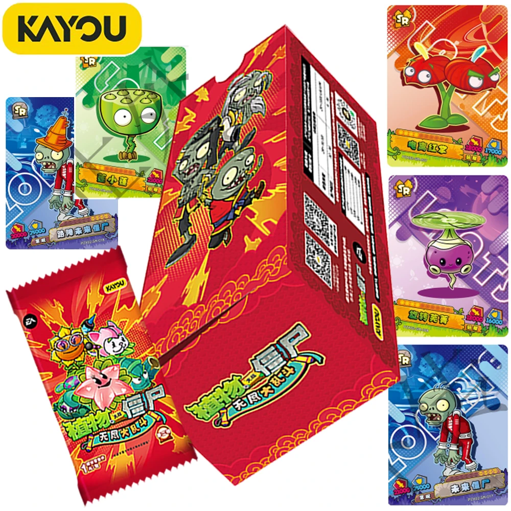 

KAYOU Plants Vs. Zombies Collection Cards High Score Strategy Game Plants Cactus Colorful Craft Cards Birthday Surprise Gifts
