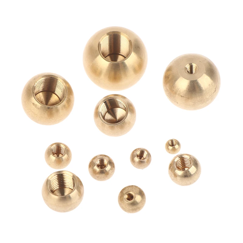 1/2/5/10Pcs Pure Brass Internal Thread Nut Lighting Accessories Decorative Cap M6/M8/M10/M12/M15/M16/M20 Anti-corrosion