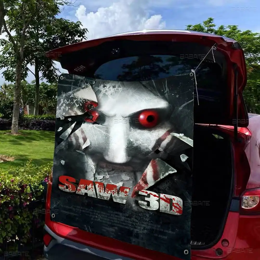 رعب فيلم المنشار راية INS نمط الطرف في الهواء الطلق الديكور جو العلم #2