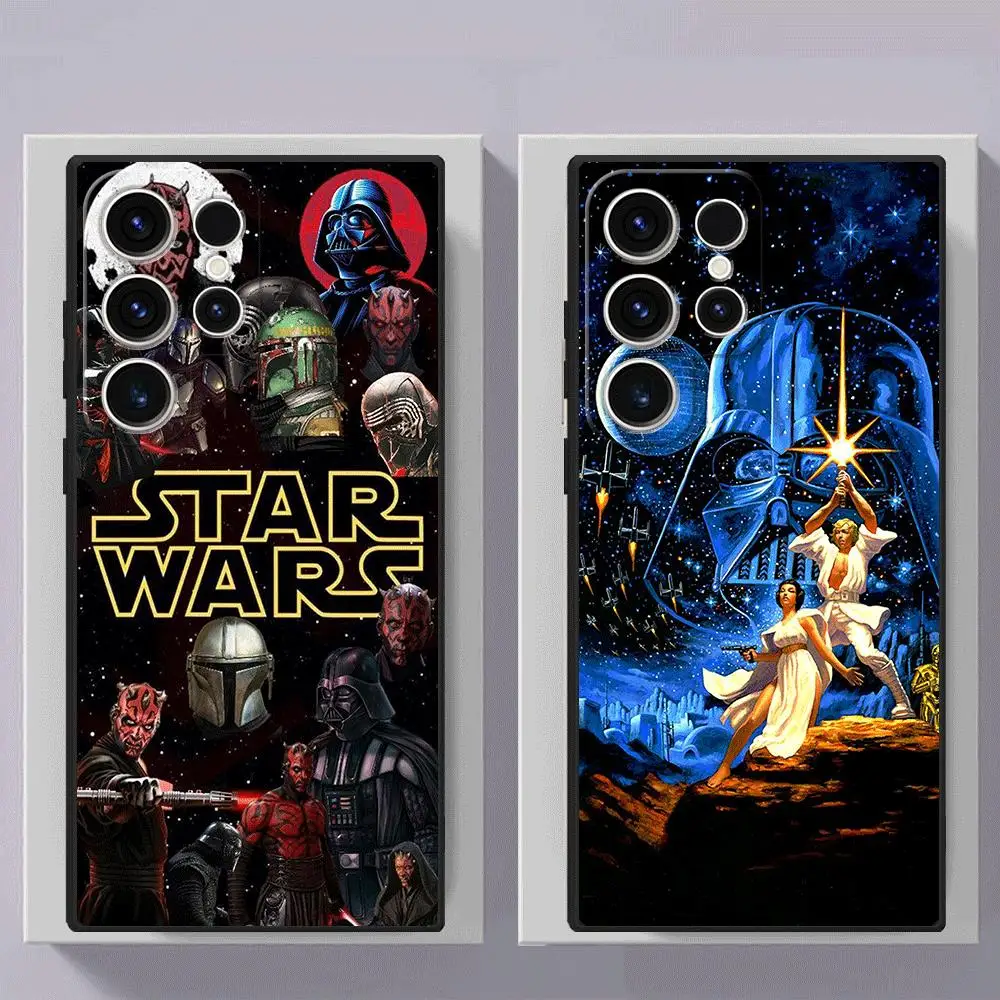 Star Wars Reliefs Phone Case for Samsung Galaxy S23 Ultra S22 S20 FE S21 Plus 5G S10 S22Ultra Cover