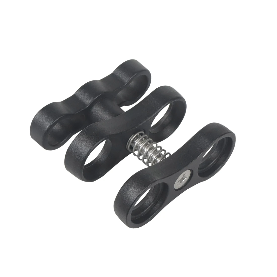 Metall Schmetterling Klemme Unterwasser Tauchen für GoPro 1-zoll Kugelkopf 2 Löcher Clip Halterung Licht Arm Fix Stativ Halterung Adapter – Detail 9