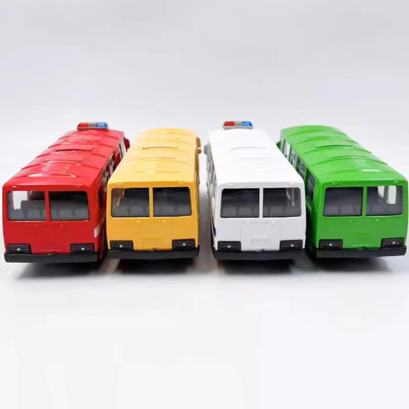 Diecast 1:43 Scale Soviet Bus PAZ-32053 Alloy Car Model Static Collection Decorated Holiday Gifts Toys