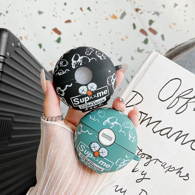 เคสสำหรับ Lenovo ฝาครอบ LP80หูฟังบลูทูธเคส LP80หูฟัง Lenovo น่ารักป้องกันการตกแบบนิ่ม