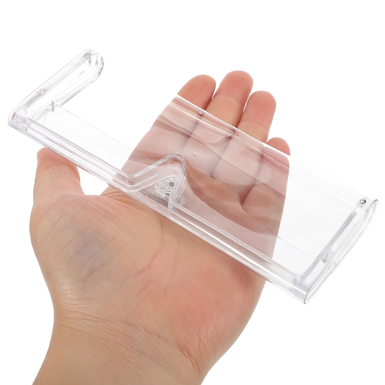 

10pcs Eyeglass Case Clear Plastic Glasses Cases For Women Sunglasses Storage Compact Protective Case With Button Closure
