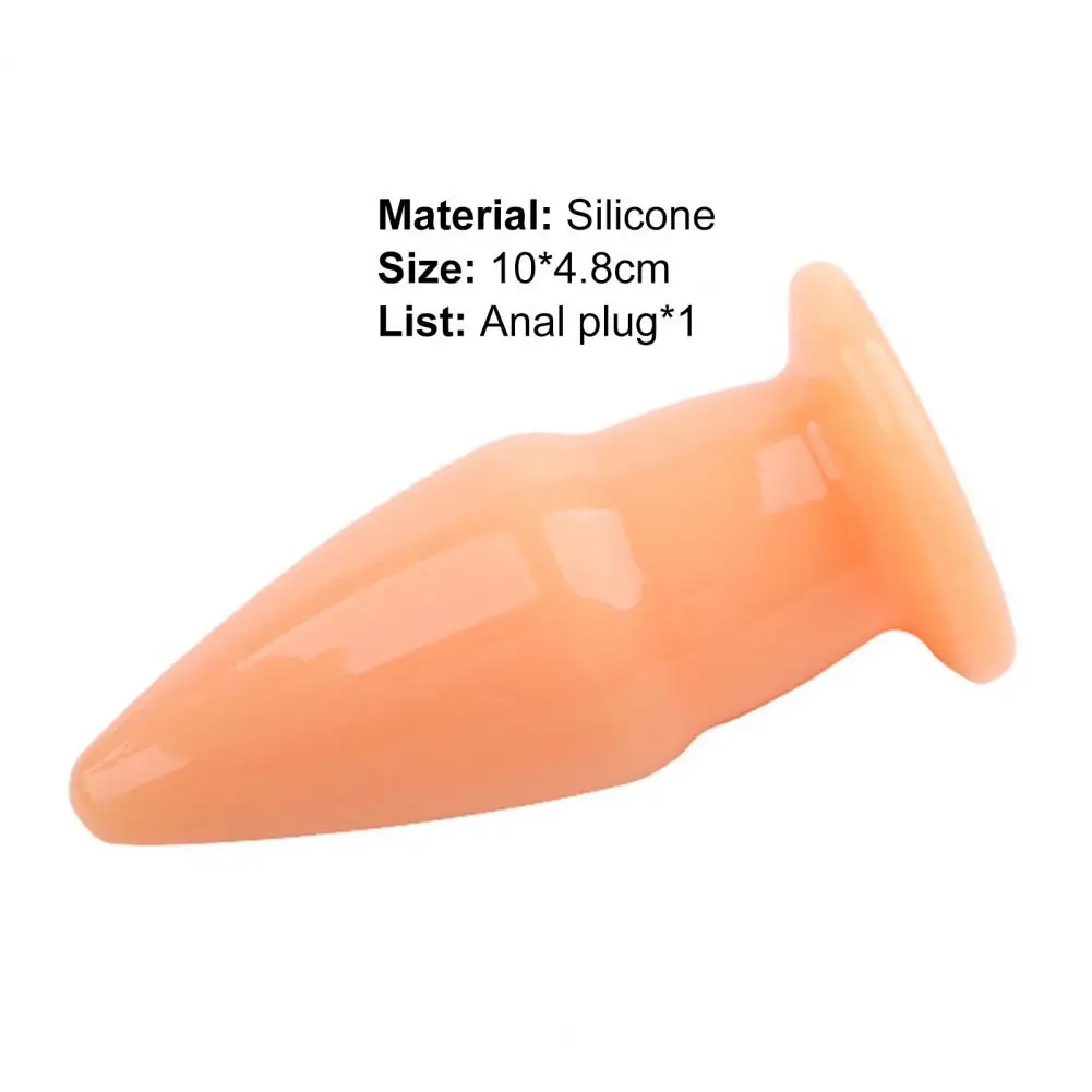 Anal Plug Ergonomic Prostate Toy Fast Adaptation Anal Stimulator Silicone Butt Plug Sex Toy Butt Stimulator Plug for Women