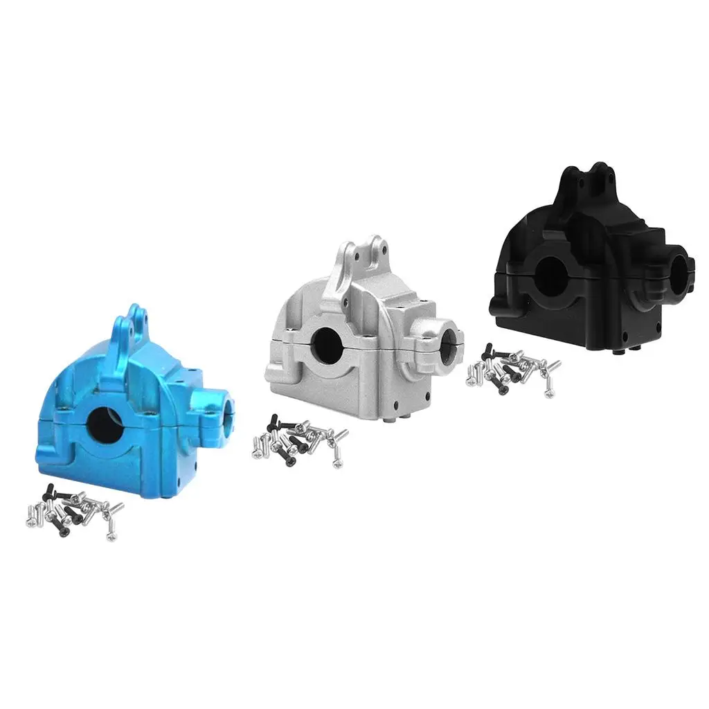 Juego de cubierta de carcasa de caja de cambios superior e inferior de Metal mejorado para 144001   Piezas de buggy de coche teledirigido 1/14