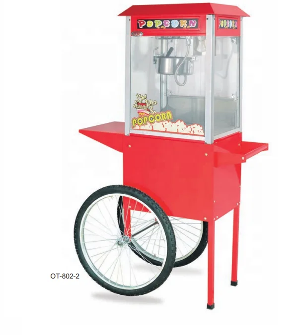 New Factory Supply Automatic Electric Commercial Stainless Steel Popcorn Machine Maker Durable High Efficiency