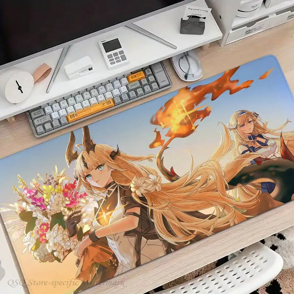 Reed Anime A-Arknights Mousepad Non-slip Suitable For Office Computers Laptops E-sports Game Desk Mats XXL Keyboard