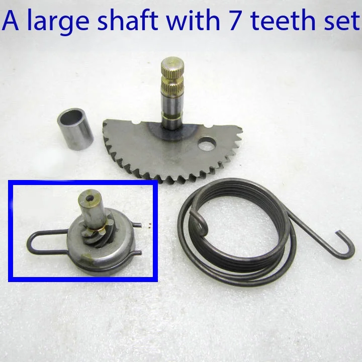Kick Starter Gear Sector Gear Set For Honda DIO50 AF17 AF18 AF27 AF28 AF34 AF35 ZX50 High Strength Steel Durable Wear Resistant