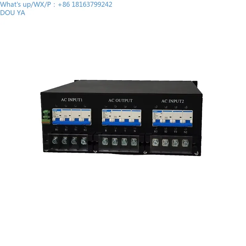 

3 Phase 4P 96% Efficiency Multiple Input Power Redundancy Options Industrial Use 19 Inch Rack Mount 380VAC Input 45A Output