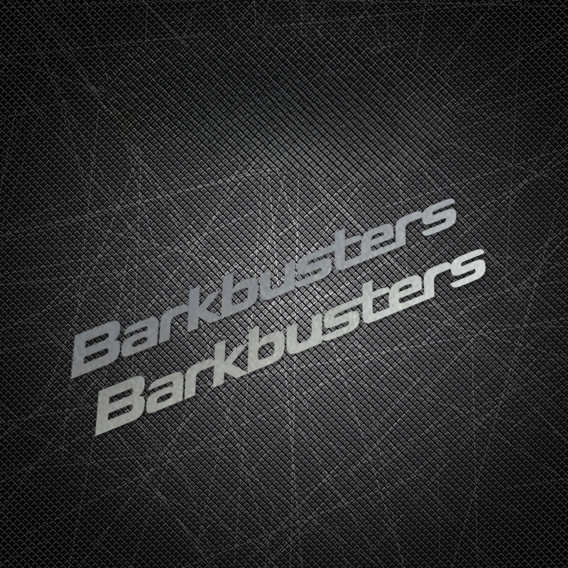 2PCS Barkbusters Motorcycle Stickers Waterproof DIY Motorbike Side Panels Fuel Tank Fairing Scooter Vinyl Decals Decoration image 2