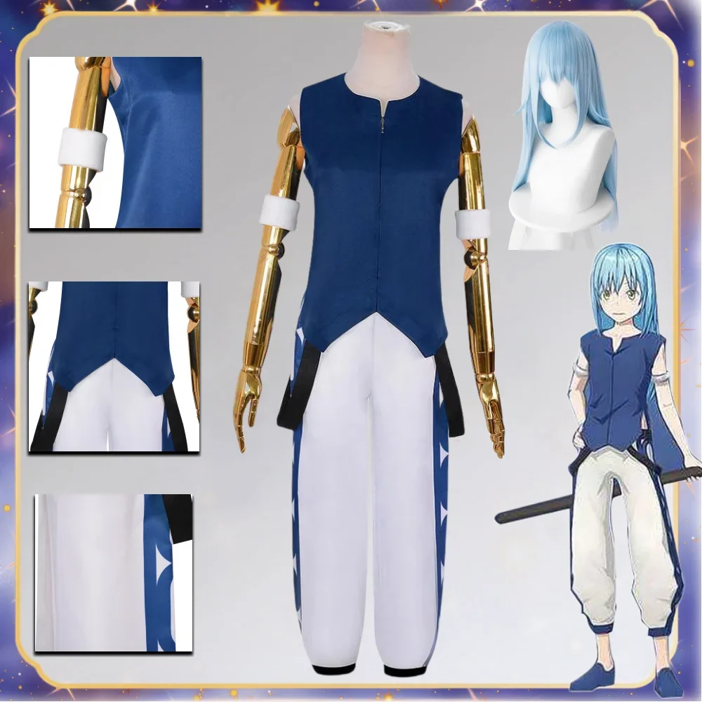 

Rimuru Tempest Cosplay Costume Uniform Outfits That Time I Got Reincarnated as a Slime Cos Halloween Carnival Cos Costumes