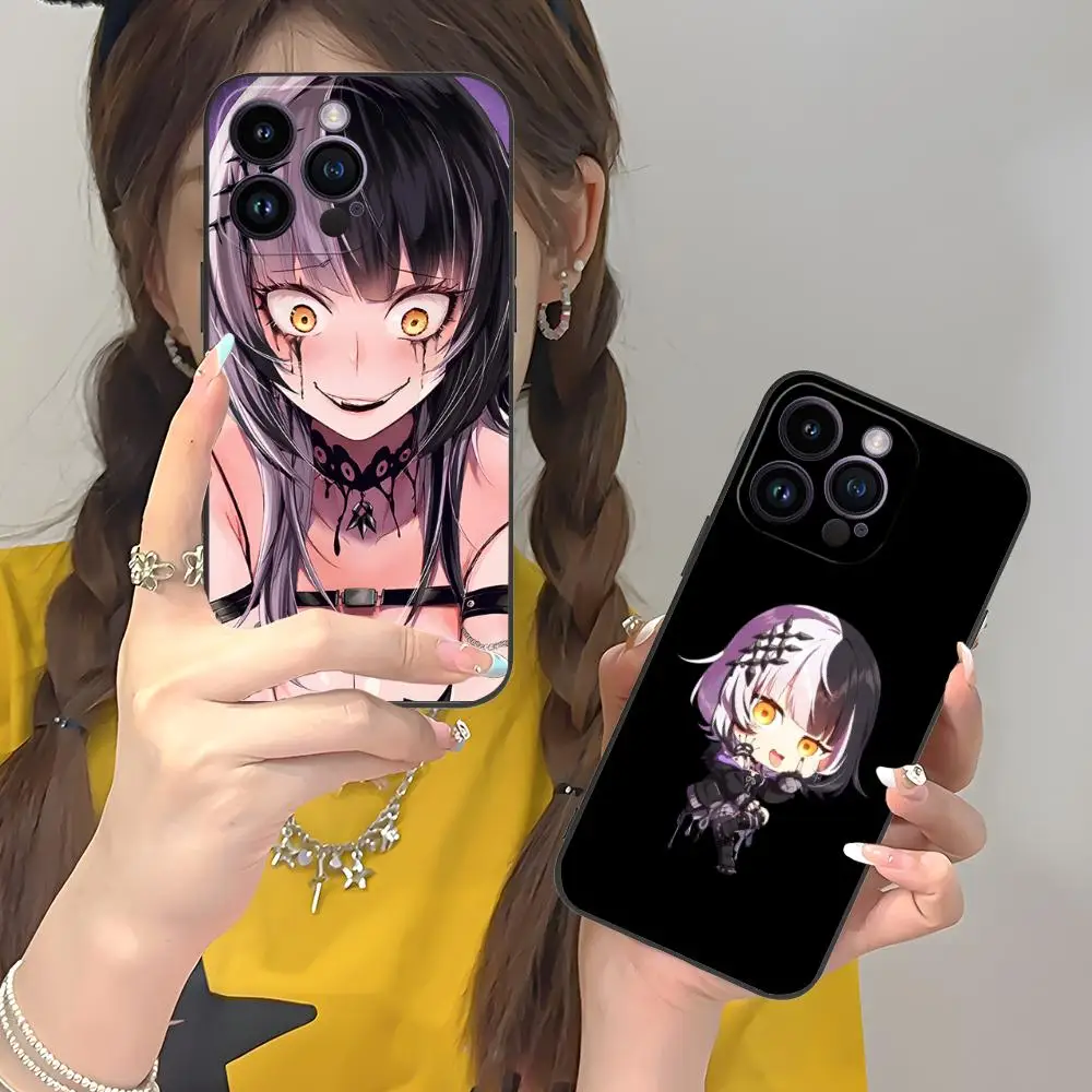 Holo Shiori Novella Matte TPU Mobile Phone Case for iPhone 17 16 15 14 13 12 11 X XR XS 8 7 Air Pro Max Plus Mini Colorful Cover