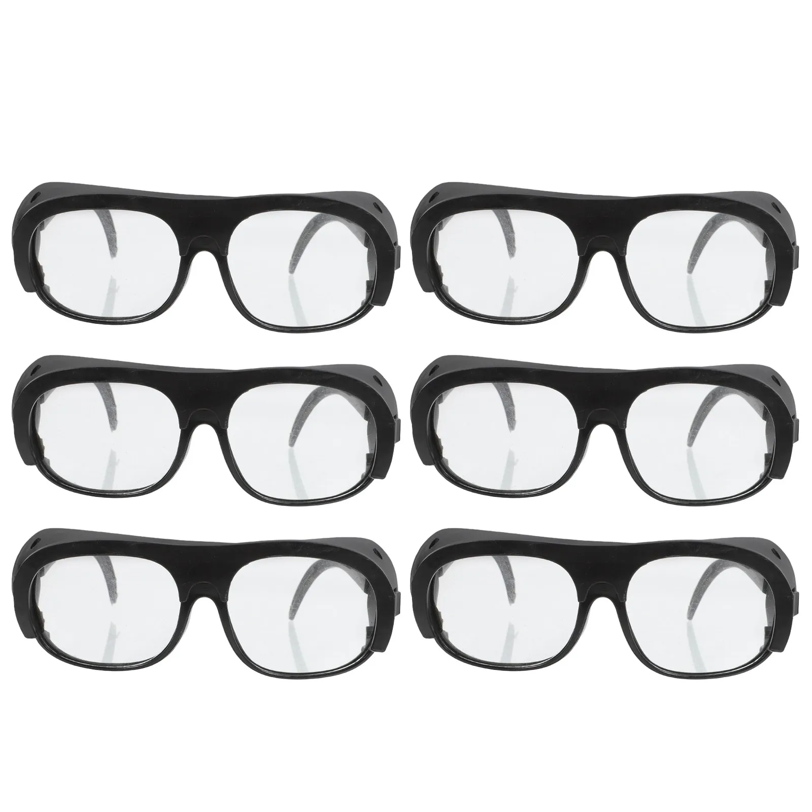 6Pcs Welding Protective Safety Goggles Impact Resistant Lightweight for Brazing Soldering Torch Welding Work Protective Eyewear