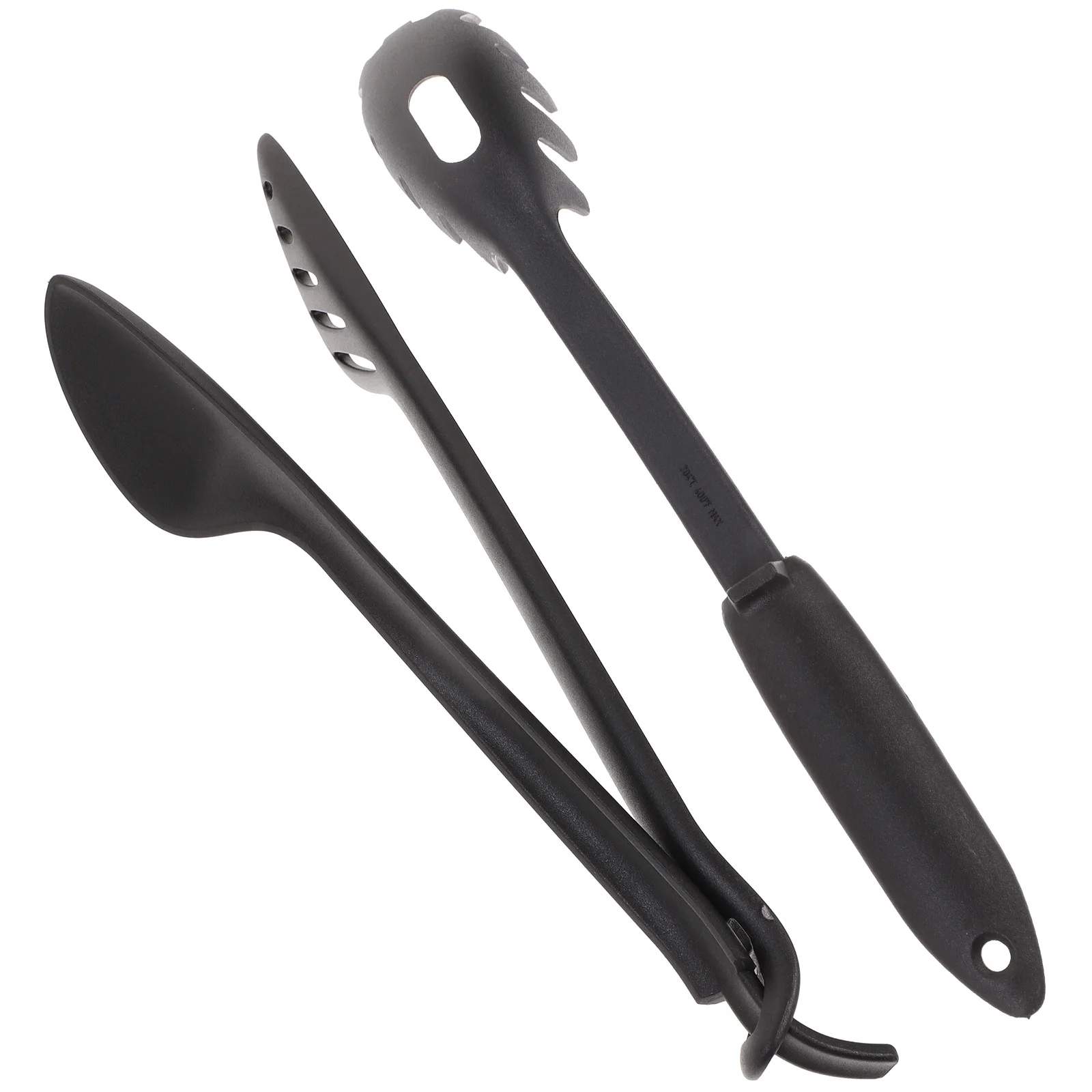 

1 set Pasta Clip Set Safe Heat Multi-Function Food Tong Pasta Tong Resistant Kitchen Tool Serving Spoon Portable Nylon